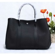 Knockoff Cheap Hermes Garden Party 36cm Tote Bag Grainy Leather Black VS06131