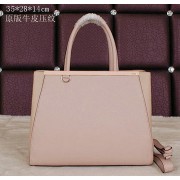 Knockoff Fendi 2Jours Tote Bag Original Leather 8B8934L Pink VS04349