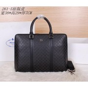 Knockoff Gucci Original Leather Business Briefcase G2615 Black VS07493