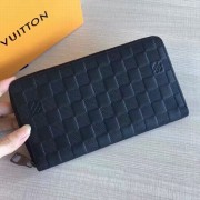 Knockoff Louis Vuitton Damier Infini Leather Zippy Organiser Onyx N60002 VS01108