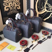 Knockoff Louis Vuitton Monogram Empreinte Speedy Bandouliere Marine Rouge M43501 VS09330