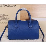 Knockoff Prada Grainy Leather Boston Bag BN6311 Blue VS04054