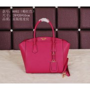 Knockoff Prada Original Grainy Leather Tote Bag BN8092 Rose VS06683