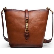 Knockoff Top Gucci Jackie Soft Leather Bucket Bag 380579 Brown VS04836