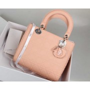Lady Dior Bag Nubuck Leather CD99002 Pink VS02103
