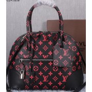 Louis Vuitton ALMA MONOGRAM INFRAROUGE Bag M69278 Black&Red VS07206
