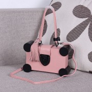 Louis Vuitton Calfskin Petite Malle Mini Bag M42153 Pink VS01757