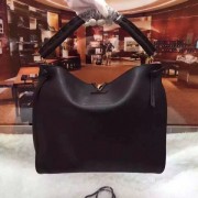 Louis Vuitton Calfskin Tournon Hobo Bag M50541 Black VS01387