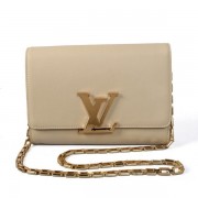 Louis Vuitton Chain Louise Shoulder Bag M92465 OffWhite VS02466