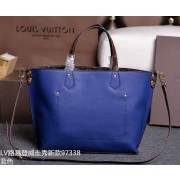 Louis Vuitton Cruise 2015 Tote Bag M97338 Blue VS00343