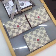 Louis Vuitton Damier Azur Canvas Victorine Wallet Fuchsia N41659 VS09291
