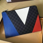 Louis Vuitton Damier Cobalt Canvas Pochette Jour Regatta N41594 VS04411