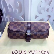 Louis Vuitton Damier Ebene Canvas 3 WATCH CASE N41137 VS02975
