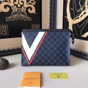 Louis Vuitton Damier Graphite Canvas Pochette Voyage N64023 VS07442