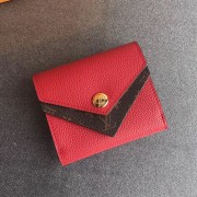 Louis Vuitton Double V Compact Wallet Rubis M64419 VS09179