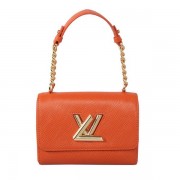 Louis Vuitton EPI Leather Chain Louise Shoulder Bag M48618 Orange VS07329