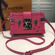 Louis Vuitton Epi Leather Petite Malle Hot Pink M42562 VS00497