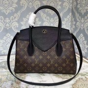Louis Vuitton Florine Bag M42269 in Monogram Canvas & Black Calfskin VS06789