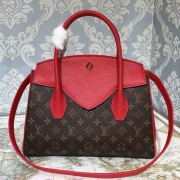 Louis Vuitton Florine Bag M42269 in Monogram Canvas & Red Calfskin VS01594