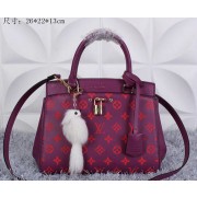 Louis Vuitton Grainy Leather Rivoli BB M41152 Purple VS06830