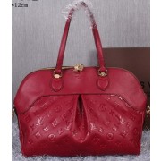 Louis Vuitton Litchi Leather Toto Bag M41399 Burgundy VS02805