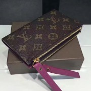 Louis Vuitton Monogram Canvas Adele Compact Wallet Purple M61271 VS03875
