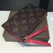 Louis Vuitton Monogram Canvas Adele Compact Wallet Rose M61271 VS06825