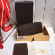 Louis Vuitton Monogram Canvas Clemence Wallet Pink M42119 VS03859
