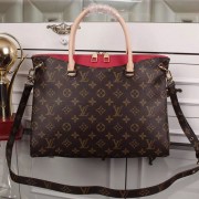 Louis Vuitton Monogram Canvas Pallas Bag M50066 Dark Red VS09329