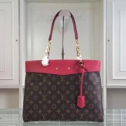 Louis Vuitton Monogram Canvas Pallas Shopper M51197 Red VS01938
