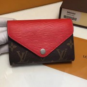 Louis Vuitton Monogram Canvas Wallet Red M60494 VS06876