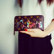 Louis Vuitton Monogram Canvas Zippy Illustre Wallet M63004 VS09065