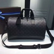 Louis Vuitton Monogram Eclipse Canvas Keepall Voyager M43038 VS01094