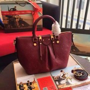Louis Vuitton Monogram Empreinte Mazarine PM Burgundy M50639 VS01448