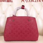 Louis Vuitton Monogram Empreinte Montaigne MM M41048 Burgundy VS04938