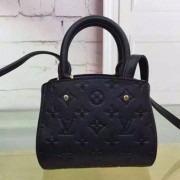 Louis Vuitton Monogram Empreinte Nano Montaigne Noir M50865 VS05637