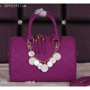 Louis Vuitton Monogram Empreinte Speedy BANDOULIERE 30 Bag M40756 Purple VS07032