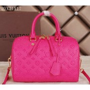 Louis Vuitton Monogram Empreinte Speedy Top Handle Bags M40762 Rose VS09110