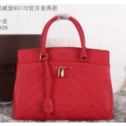 Louis Vuitton Monogram Empreinte Tote Bag M63172 Red VS08631
