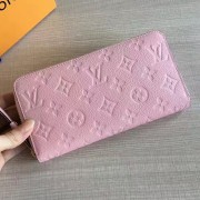 Louis Vuitton Monogram Empreinte Zippy Wallet Pink M60549 VS06046