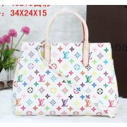 Louis Vuitton Monogram Multicolore Marly Tote Bag M40236 White VS09850