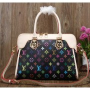Louis Vuitton Monogram Multicolore Tote Bag M41809 Black VS04170