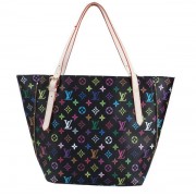 Louis Vuitton Monogram Multicolore Voltaire M41208 Black VS08721