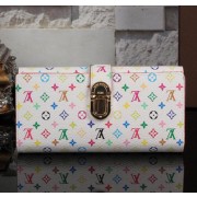 Louis Vuitton Monogram Multicolore Wallet M58288 White VS09326