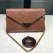 Louis Vuitton Monogram Vernis Mira Clutch Dune M90990 VS02209