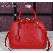 Louis Vuitton Original Leather Alma Bag M68000 Maroon VS06747