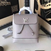 Louis Vuitton Soft Calfskin Lockme Backpack Light Grey M41815 VS04011