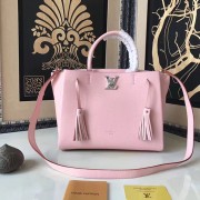 Louis Vuitton Soft Calfskin Lockme Tote Pink M54572 VS09073