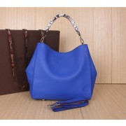 Louis Vuitton Suede Leather Bagatelle M91671 Blue VS00320