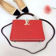 Louis Vuitton Taurillon Leather Capucines BB M42574 Red VS03018